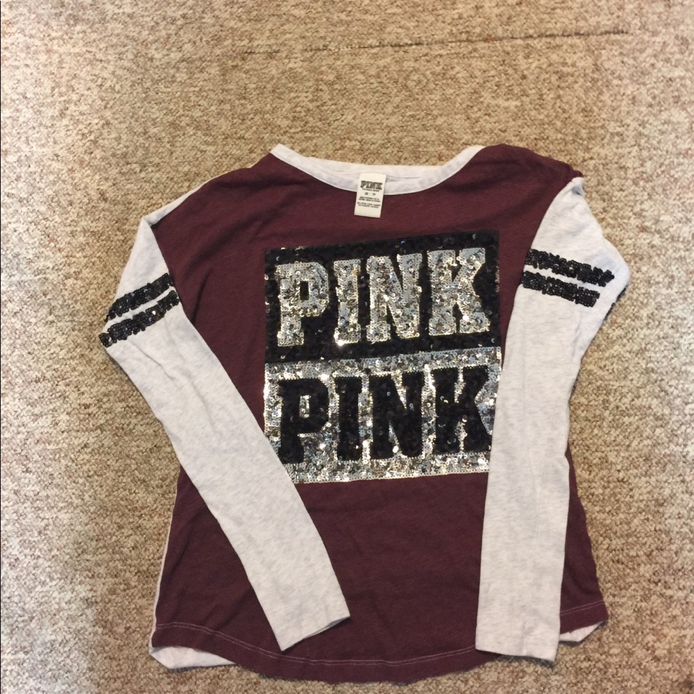 Pink Victoria’s Secret top